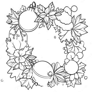 Christmas Boarder Clipart Coloring Pages