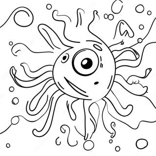 Covid Virus Coloring Page 67802-54482