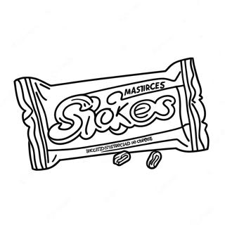 Snickers Coloring Pages