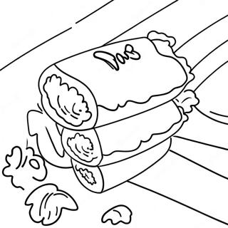 Snickers Bar Coloring Page 67812-54495