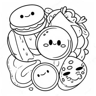 Food Emoji Coloring Page 67822-54500