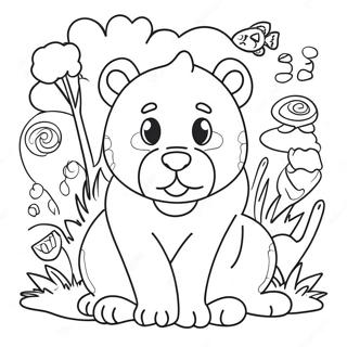 Fun Cut Coloring Pages With Animals 6782-5579