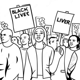 Black Lives Matter Coloring Page 67862-54530