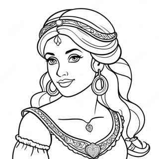 Esmeralda Coloring Pages