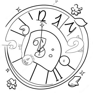 Countdown Coloring Pages