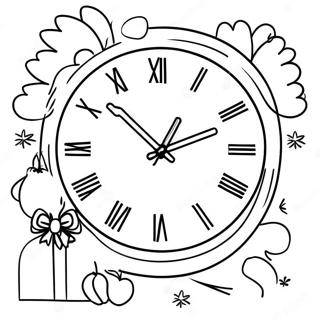 Countdown To New Year Coloring Page 67882-54551