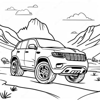 Trackhawk Off Road Adventure Coloring Page 67893-54561