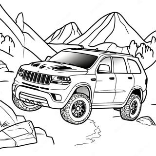 Trackhawk Off Road Adventure Coloring Page 67893-54564