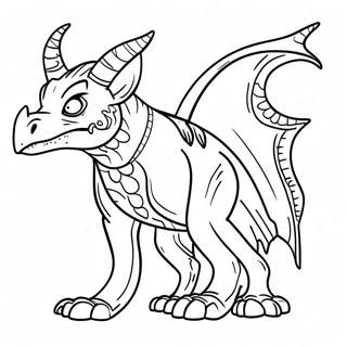 Chupacabra Coloring Pages