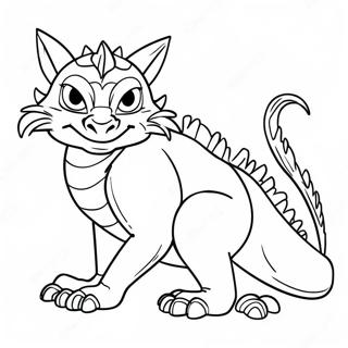 Chupacabra Mythical Creature Coloring Page 67902-54567