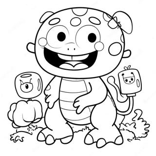 Alphabet Monsters Coloring Page 67912-54575