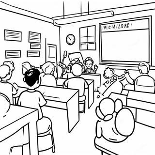 David S Exciting Classroom Adventure Coloring Page 67923-54587