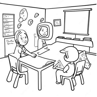 David S Exciting Classroom Adventure Coloring Page 67923-54588