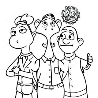 Flushed Away Coloring Pages