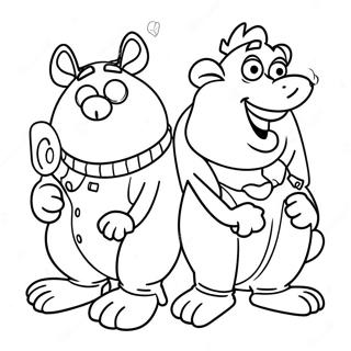 Flushed Away Main Characters Coloring Page 67932-54592