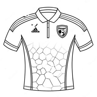 Soccer Jersey Coloring Page 67952-54611