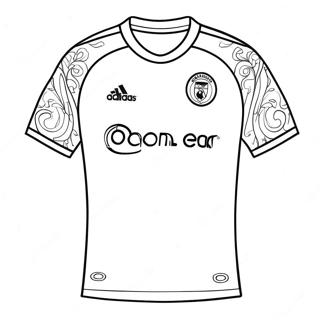 Soccer Jersey Coloring Page 67952-54612