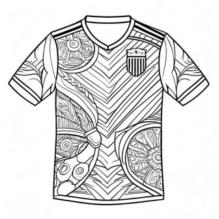 Soccer Jersey Coloring Pages