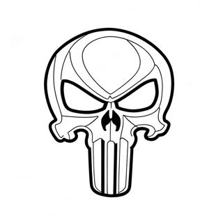 Punisher Logo Coloring Page 67962-54615