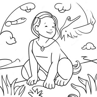 Beautiful Jehovah S Creation Coloring Page 68003-54655