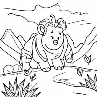 Beautiful Jehovah S Creation Coloring Page 68003-54656