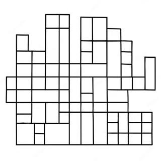 Tetris Game Blocks Coloring Page 68072-54711