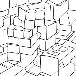 Tetris Coloring Pages