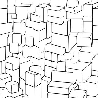 Colorful Tetris Shapes Coloring Page 68073-54704