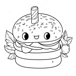 Cat Burger Coloring Page 68082-54707