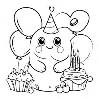 Happy 12th Birthday Coloring Pages