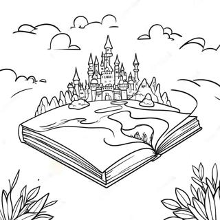 Land Of Stories Magical Map Coloring Page 68102-54736