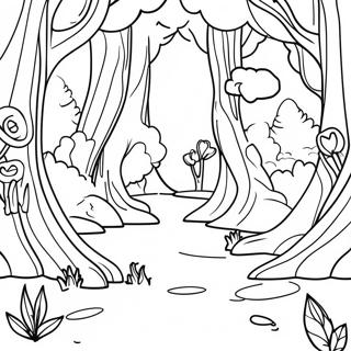 Enchanted Forest Land Of Stories Map Coloring Page 68103-54727