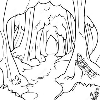 Enchanted Forest Land Of Stories Map Coloring Page 68103-54728