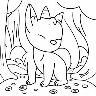 Woodland Animals Coloring Page 68112-54732