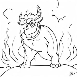 Hellfire And Brimstone Coloring Page 68162-54771