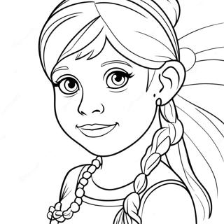 Zoe Coloring Pages