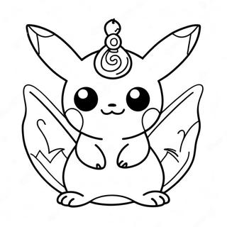 Gothic Dark Type Pokemon Coloring Page 68213-54817