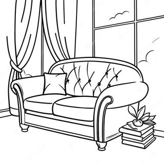 Cozy Couch Coloring Page 68252-54848