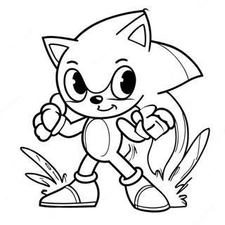 Darkspine Sonic In Action Coloring Page 68263-54859