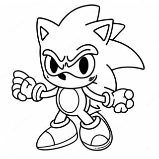 Darkspine Sonic In Action Coloring Page 68263-54860