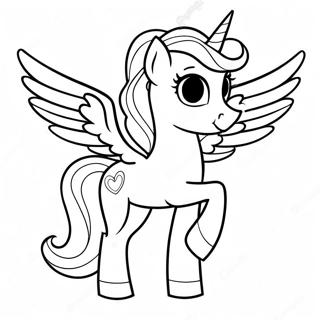 Princess Cadance Coloring Pages