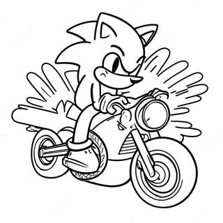 Sonic Riders Coloring Page 68282-54875