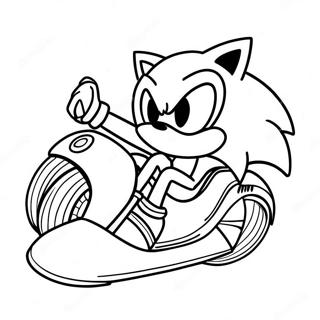 Sonic Riders Coloring Page 68282-54876