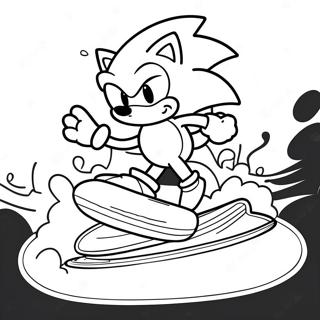 Sonic Riders Coloring Pages