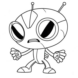 Invader Zim Coloring Pages