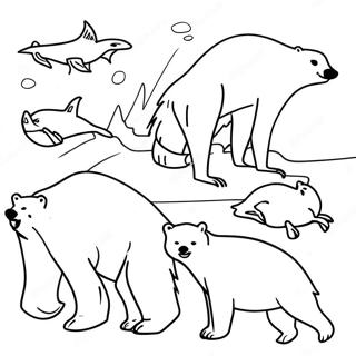 Arctic Coloring Pages