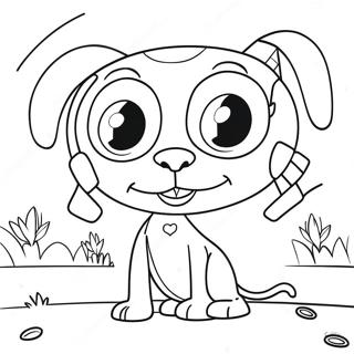 Gir The Dog Invader Zim Coloring Page 6832-5617