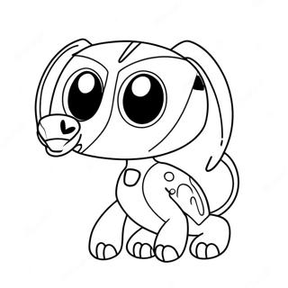 Gir The Dog Invader Zim Coloring Page 6832-5620