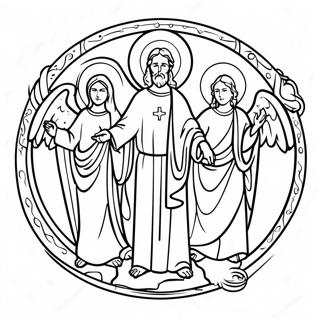 Holy Trinity Coloring Pages