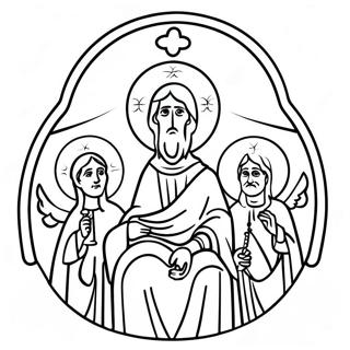 Holy Trinity Coloring Page 68332-54910